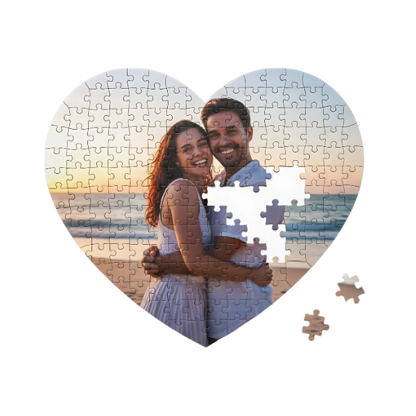 Puzzle personalizado corazón